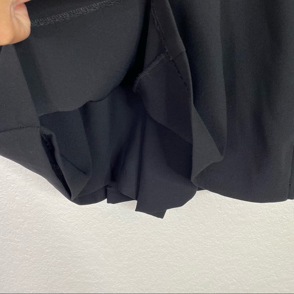 Sam Edelman Black Holly Double V Mini Dress Romper - Picture 7 of 9